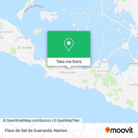 Fleur de Sel de Guerande map
