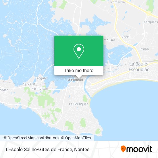 Mapa L'Escale Saline-Gîtes de France