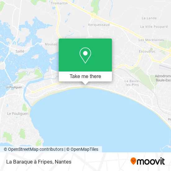 Mapa La Baraque à Fripes