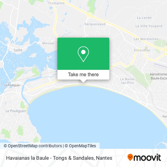 Havaianas la Baule - Tongs & Sandales map