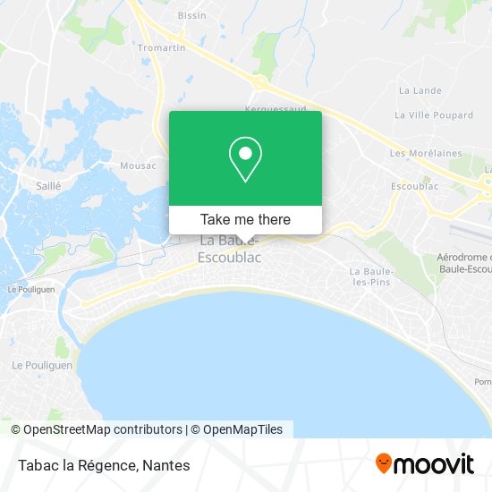 Tabac la Régence map
