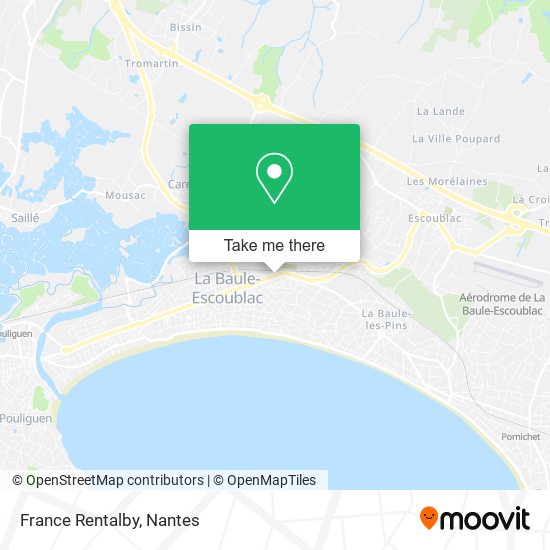 France Rentalby map