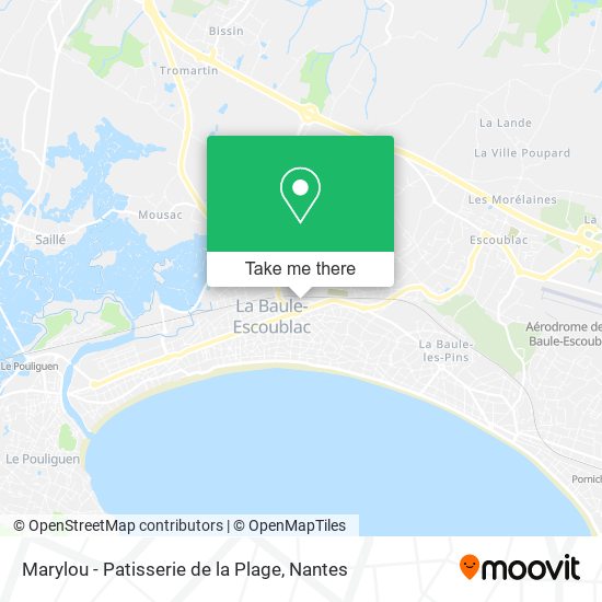 Mapa Marylou - Patisserie de la Plage