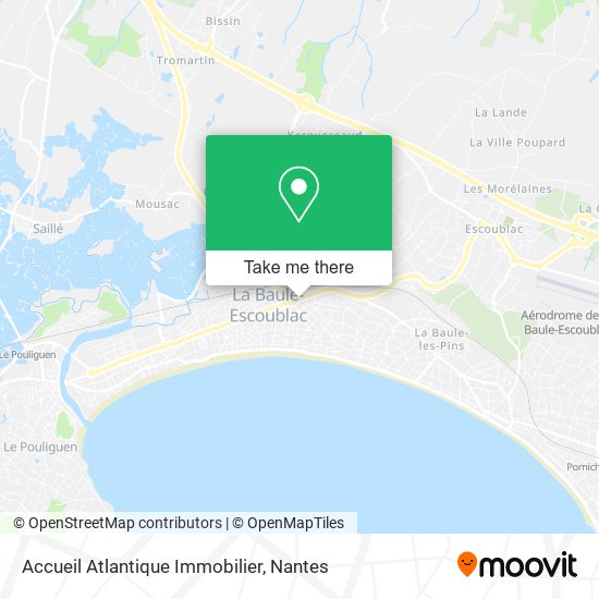 Accueil Atlantique Immobilier map
