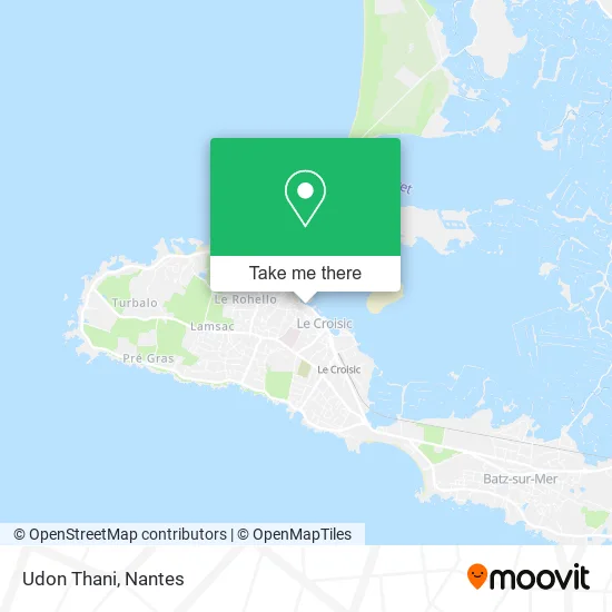 Mapa Udon Thani