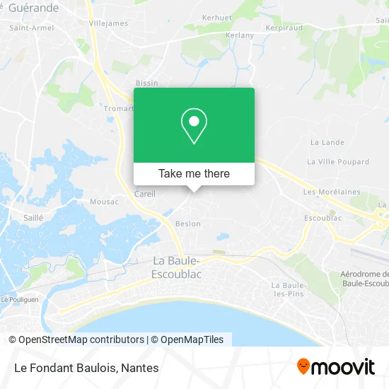 Le Fondant Baulois map