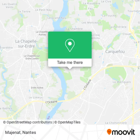 Mapa Majenat