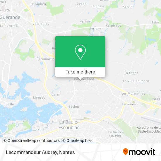 Lecommandeur Audrey map