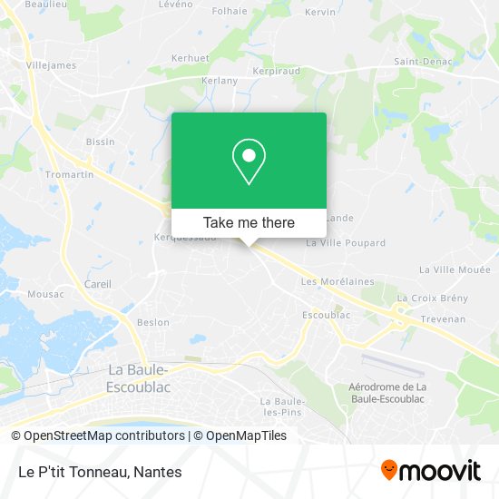 Le P'tit Tonneau map
