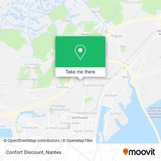 Confort Discount map