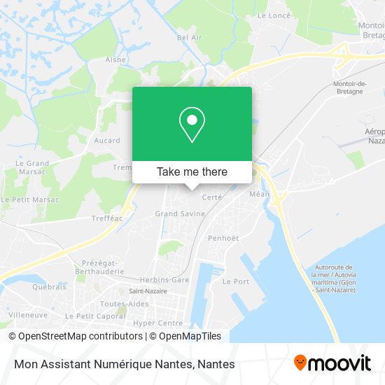 Mon Assistant Numérique Nantes map