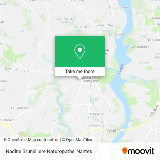 Nadine Brunelliere Naturopathe map