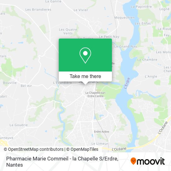 Pharmacie Marie Commeil - la Chapelle S / Erdre map