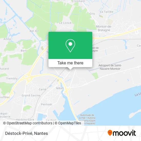 Déstock-Privé map