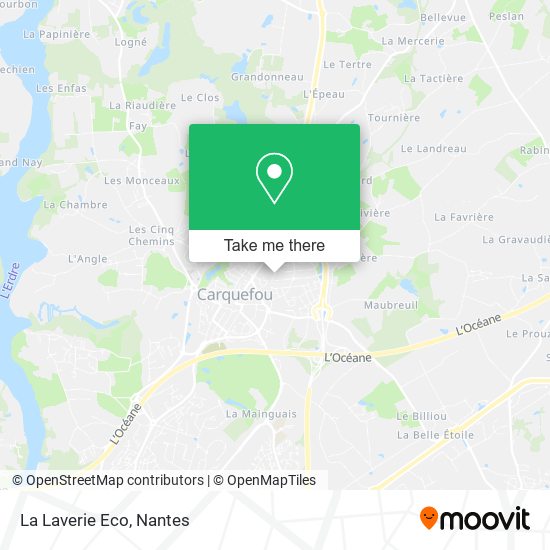 La Laverie Eco map