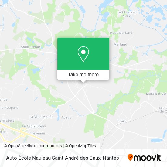 Mapa Auto École Nauleau Saint-André des Eaux