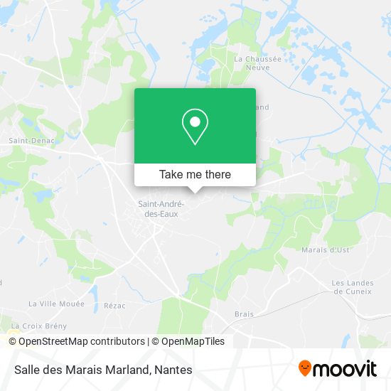 Salle des Marais Marland map