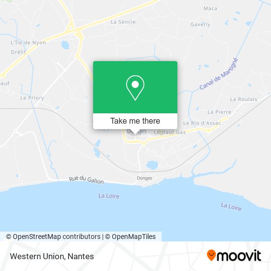 Western Union map