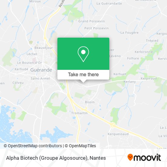 Alpha Biotech (Groupe Algosource) map