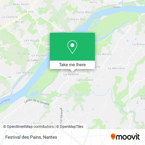 Festival des Pains map