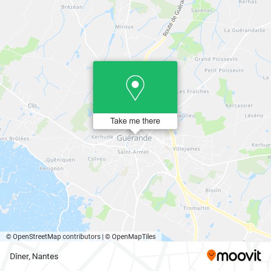 Dîner map