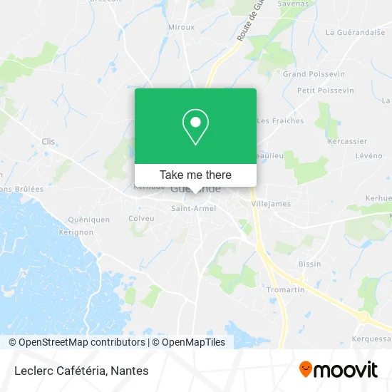 Leclerc Cafétéria map