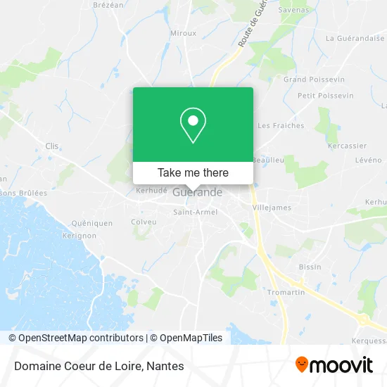 Domaine Coeur de Loire map