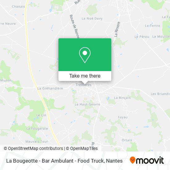 La Bougeotte - Bar Ambulant - Food Truck map