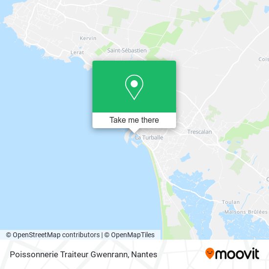 Poissonnerie Traiteur Gwenrann map