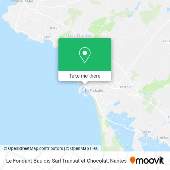 Le Fondant Baulois Sarl Transat et Chocolat map