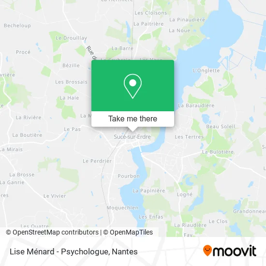 Lise Ménard - Psychologue map