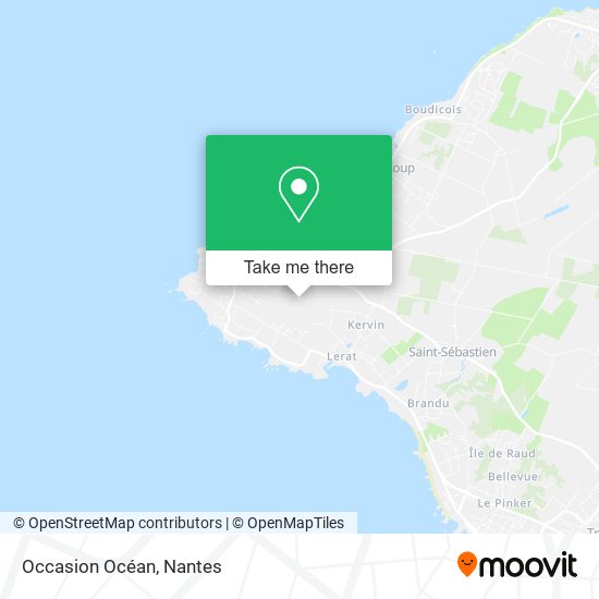 Occasion Océan map