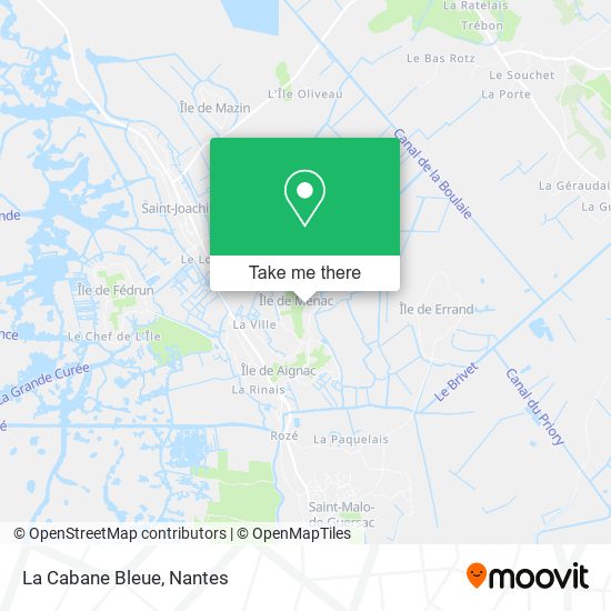 La Cabane Bleue map