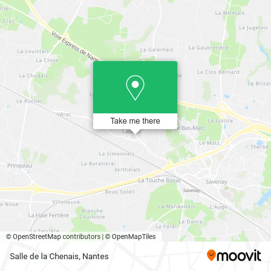 Salle de la Chenais map