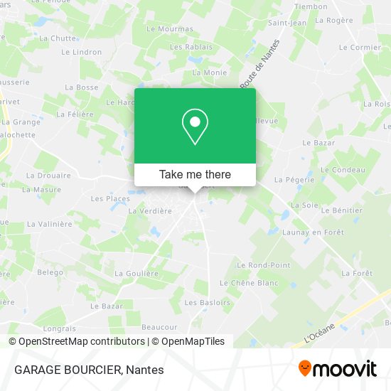 GARAGE BOURCIER map