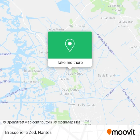 Brasserie la Zèd map