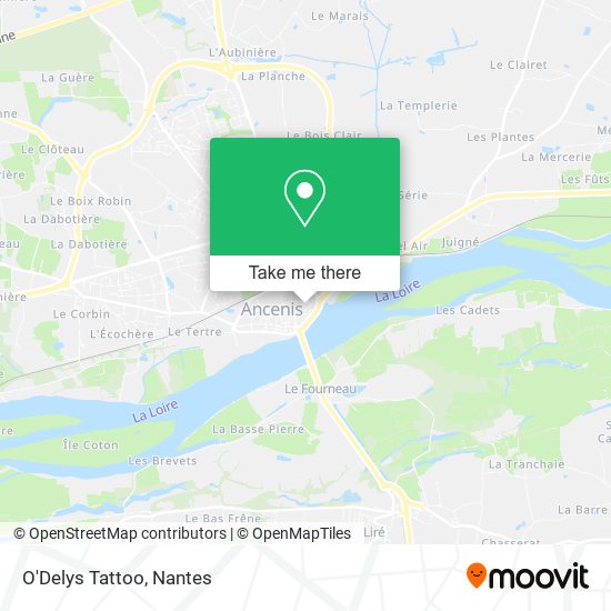 O'Delys Tattoo map