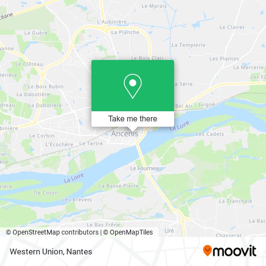 Western Union map