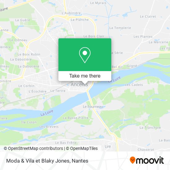 Moda & Vila et Blaky Jones map