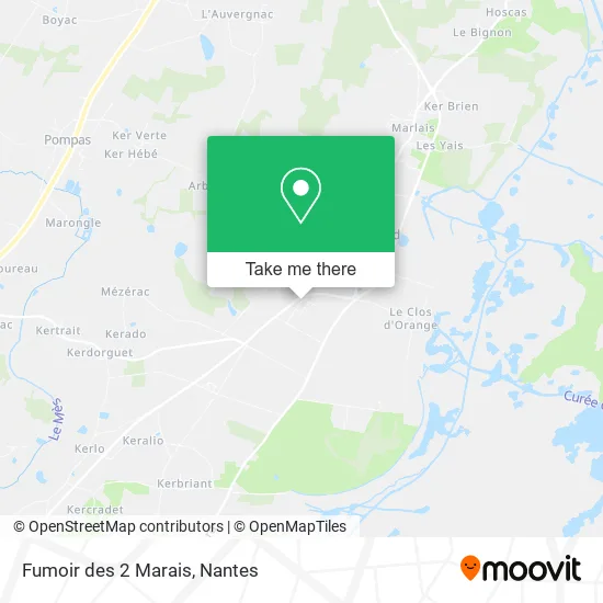 Fumoir des 2 Marais map