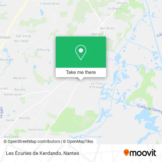 Les Écuries de Kerdando map