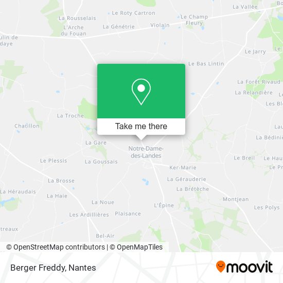 Berger Freddy map