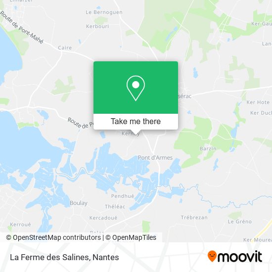 La Ferme des Salines map