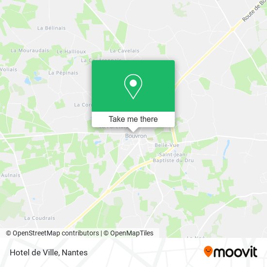 Hotel de Ville map