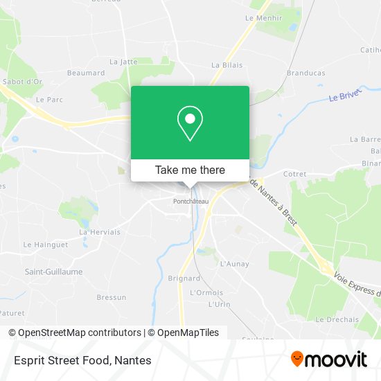 Esprit Street Food map