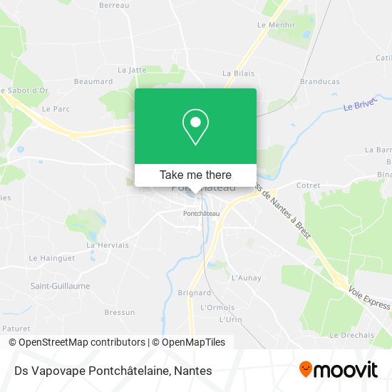 Ds Vapovape Pontchâtelaine map