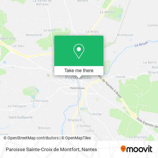 Paroisse Sainte-Croix de Montfort map