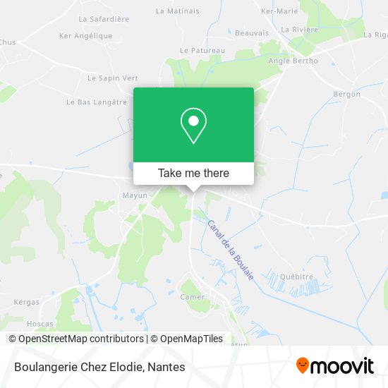 Boulangerie Chez Elodie map