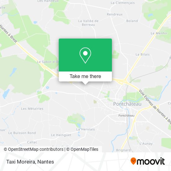 Taxi Moreira map