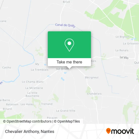Chevalier Anthony map
